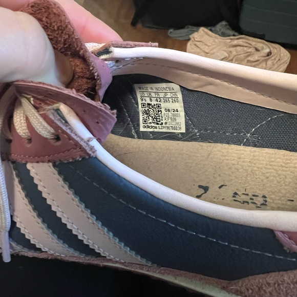 Adidas SL 72 OG Women's Pink and Navy Sneakers - 9.5 - Picture 4 of 5